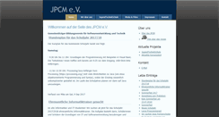 Desktop Screenshot of jpcm.de